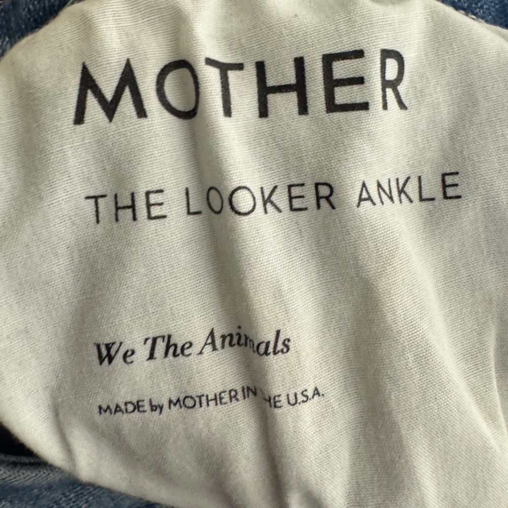 MOTHER The Looker Ankle Jeans in We The Animals‎ Size 27 - Picture 14 of 14